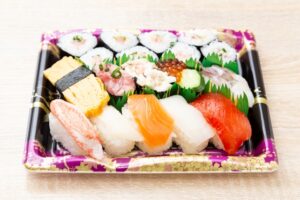 持ち帰り寿司を安全に保存