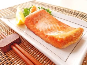 鮭のハラス焼き