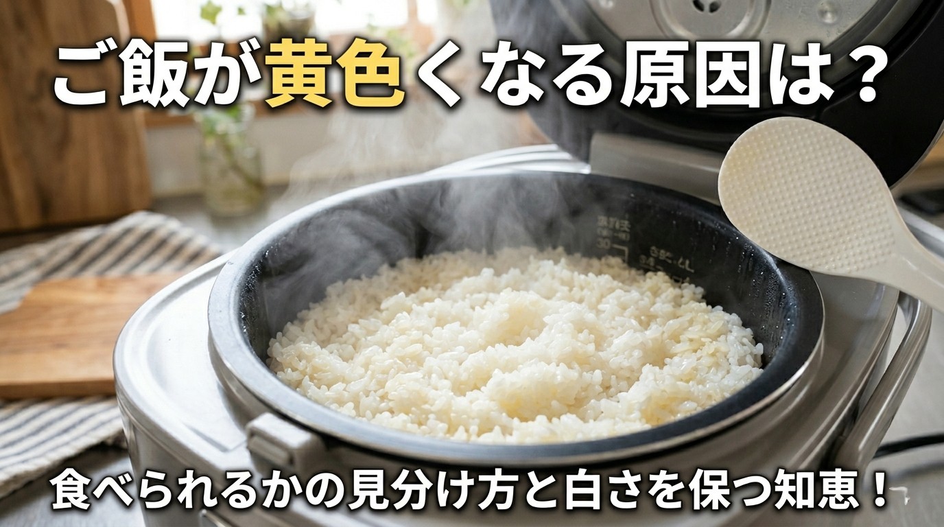 ご飯が黄色くなる原因は？