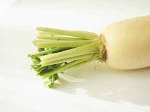 大根の茎(葉)
